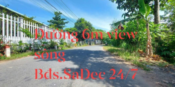 ?Nền ngay tp Sa đéc view sông thoáng mát  ?4x27 nở hậu 5m