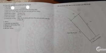 Nền ngay trung tâm F.an hòa TP Sa Đéc F - Gần cv gần cty gần chợ gần trường học