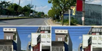 Nền mặt Quốc Lộ  1 quốc lô 3, gần khu sinh thái Dũng Tân