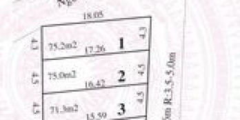 lô gcos 2 mặt tiền đường rộng 5 đến 7m