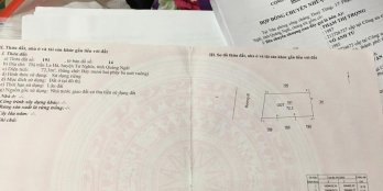 Bán lô đất hẻm thông 5m y hình Nguyễn Nghiêm, hk Thị Trấn La Hà năm 2022