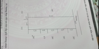 Đất hót với diện tích 237m2 giá có giá 7tr/m2