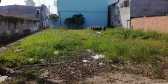 Khuôn viên lô đất là 14,500m2 , rộng ngang 82m