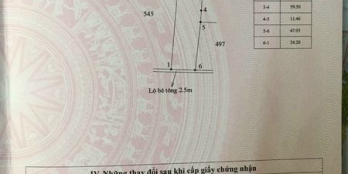 Cần sang lại 2952 m2 đất lúa, giá 500 triệu