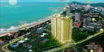 Cần bán căn Vũng Tàu Pearl giá 2,1 tỷ bãi sau, nội thất hoàn thiện LH 0909306786