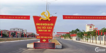 CẦN BÁN NHANH LÔ ĐẤT ÁP LƯNG KÊNH BẢN ĐÔNG KHU HÀNH CHÍNH MỚI HUYỆN GIA VIỄN