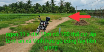 Bán đất Bình An, Vĩnh Hựu, Gò Công Tây chỉ 300 triệu