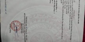 Đất phúc Lộc Ninh Phong DT 12x20 tổng 240m2