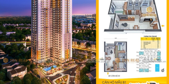 Bán căn hộ 2 phòng ngủ 2WC Bcons Sala vị trí gốc 56.14m2