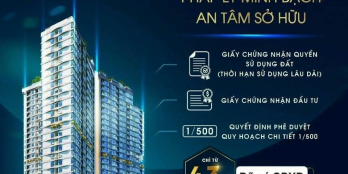 Căn Hộ cao cấp D-Homme mặt tiền Hồng Bàng,Q6 thanh toán 25% đến khi nhận nhà.