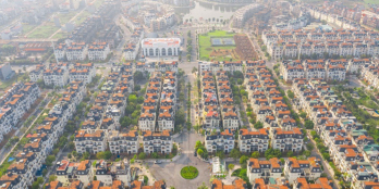 KĐT Lideco bán biệt thự song lập đường trục chính 19m, sân trước nhà siêu rộng