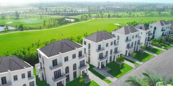 Biệt thự song lập mặt tiền trục chính West Lakes view sông