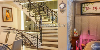 Biệt thự Saigon Pearl cho thuê, 1 hầm + 4 lầu, 147m2, 4PN