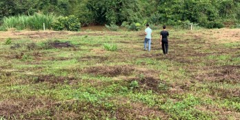 Chỉ 1,150 tỷ có ngay hơn nửa sào đất đuôi giáp Suối lớn, đầu đất là đường lớn.