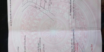 Bán gấp lô đất tháng 3,DT 551m ,thuộc xã Gia Lâm Lâm Đồng, SH, 1620ty