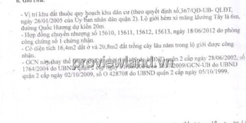 Bán đất mặt tiền Quốc Hương , Q2, 605m2 đất, 370m2 thổ cư, XD 7 tầng