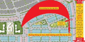 Bán Lk mặt tiền view công viên tại Vĩnh Yên. Giá chỉ từ 352tr