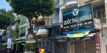 Cho thuê nhà 3 lầu mặt tiền đường Vĩnh Hội P4 Q4