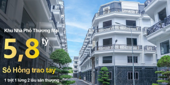 Mở Bán 118 Căn Nhà Mới Mặt Tiền Tô Ngọc Vân. Sổ Riêng 1 trệt 1 lửng 2 lầu 5,8 tỷ