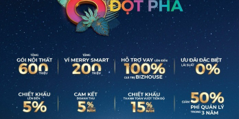 Hưng Thịnh mở bán Nhà phố thương mại Merryland Quy Nhơn vốn 20% tới khi nhận nhà