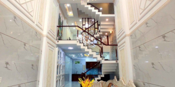 Nhà mới cao cấp Q8, sổ hồng riêng, 1 trệt 1 lửng 3 lầu 210m2 chỉ 7.9 tỷ