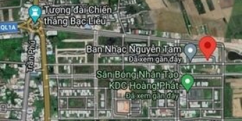 BÁN NỀN LIỀN KỀ ĐƯỜNG NGUYỄN TIỆP KDC - HOÀNG PHÁT BẠC LIÊU