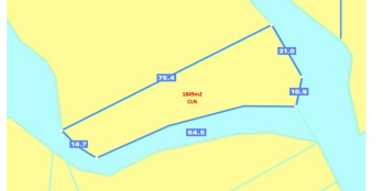 Đất nông nghiệp xã Phú Đông - 1370m2 CLN  - đường thuỷ tới đất