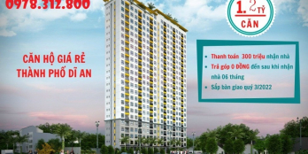 Chỉ 7tr sở hữu căn hộ 2PN 50m2 tại Bình Dương, khó tin nhưng có thật?