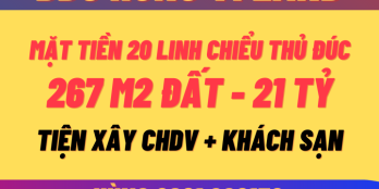 BDS HVL Đất Đường số 20 - phường Linh Chiểu - Thủ Đức. (Ngay UBND).