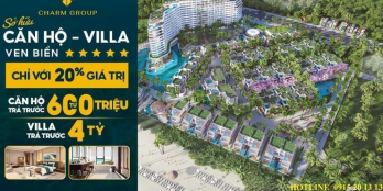Charm Hồ Tràm Căn hộ 600 Triệu, Villa 4 Tỷ, Lợi Nhuận Năm 234 Triệu, Miễn góc, l