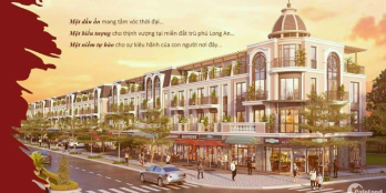 Bán nhà mặt tiền phố nằm ngay đại lộ 30m liền kề cơ quan hành chính Đức Hòa