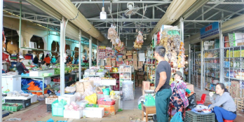 Sang nhượng 2 KIOT liền kề, kiên cố ngay cổng Chợ đầu mối Điện Ngọc