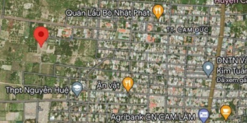 Bán đất 100% thổ cư Cam Đức-Cam Lâm gần trường Cấp 2 chỉ 15,2tr/m2