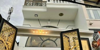 Bán nhà mới xây gần Lý Tế Xuyên 1 trệt 2 lầu. Đối diện trường học. Đường xe hơi.