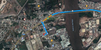 Sang nhanh lô đất ngay khu vui chơi Happy Land TT Bén Lức, SHR full TC giá 900TR