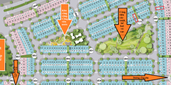 Bán đất nền 2 lô LK view vườn hoa tại TMS Đầm Cói Vĩnh Yên.