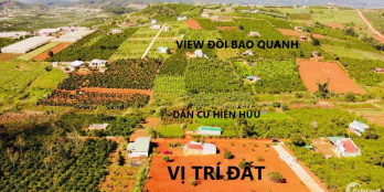 Bán đất view đồi xã Nam Hà giá rẻ sổ hồng riêng, diện tích 617m2