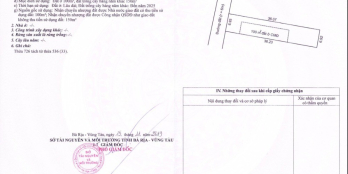 Bán Đất Hồ Tràm - Cách biển 800m - Diện tích 250m2 giá 3tỷ500