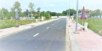 BÁN GẤP ĐẤT CHỢ ĐỨC HÒA 10x20 THỔ CƯ ĐƯỜNG NHỰA 24M GIÁ 900TR SHR