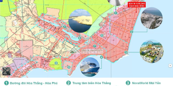 Bán lô đất 1.260m2 sát biển du lịch Hòa Thắng tỉnh Bình Thuận