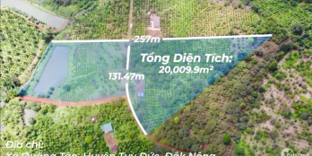 Đất Đắk Nông. 2,1ha, 2 mặt tiền đường đất, nguồn thu tốt, giá chỉ 3 tỷ