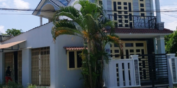 Nhà mặt tiền đường, 1 trệt, 1 lầu, 116m2, Phú Hòa Đông, Củ Chi