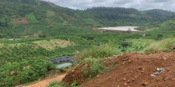 Chỉ 750TR có  1000m2 đất 2 mặt tiền nằm trong khu du lịch Thác Đambri,Bảo Lộc