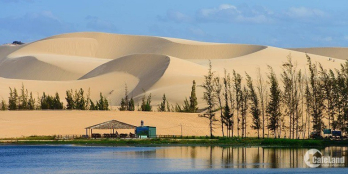 Đất thổ cư mặt tiền đường đôi Hòa Thắng ven biển Bàu Cát Trắng giá chỉ 1,5tr/m2