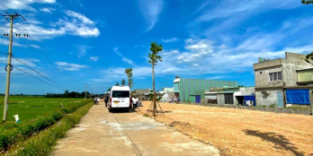 Đất đối lưng Quốc lộ ngay trung tâm Điện Bàn, ngang 7m5 giá chỉ 1tyxxx0935592726