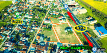 2 lô liền kề đất nền sổ đỏ khu kinh tế Bắc Vân Phong QL1A - Khánh Hòa