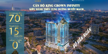 Bán gấp căn hộ cao cấp King Crown 2PN mặt tiền Võ Văn Ngân, 78m2 chỉ hơn 7 tỷ