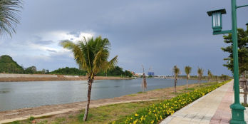 Hàng siêu đẹp! đất sổ đỏ ven sông, 2 mặt tiền, liền kề khối thương mại, lh ngay