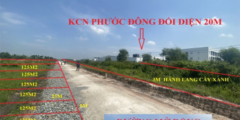 10 nền chính chủ cổng sau KCN Phước Đông Gò Dầu 909TR VAY 60%