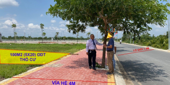 Duy nhất 1 lô 100m2 ODT đối diện khu công nghiệp Thủ Thừa